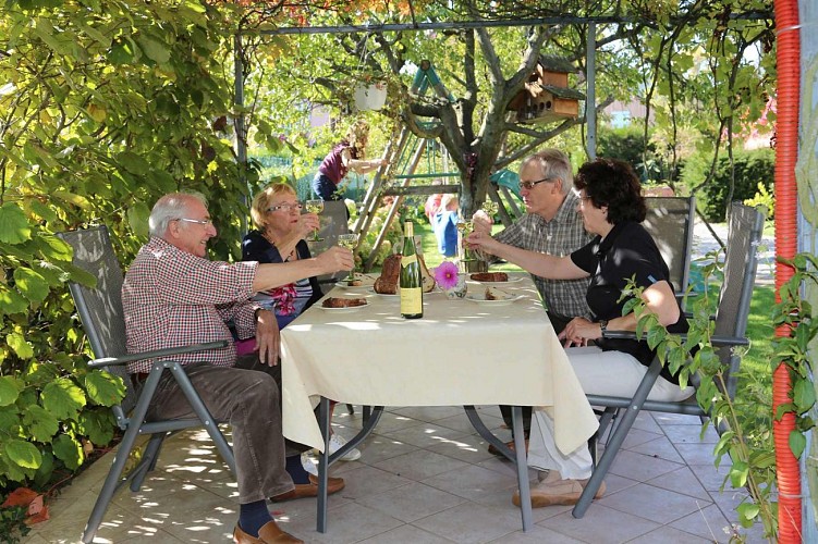 Gîte Rose des Vignes - Jardin