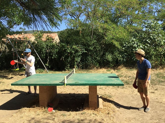Domaine de Lacan - tennis de table