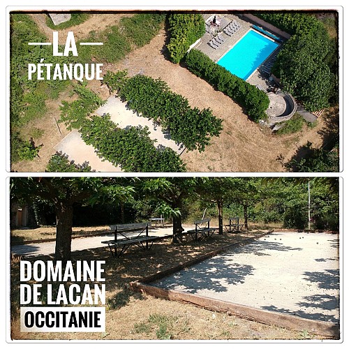 Domaine de Lacan - Pétanque et piscine