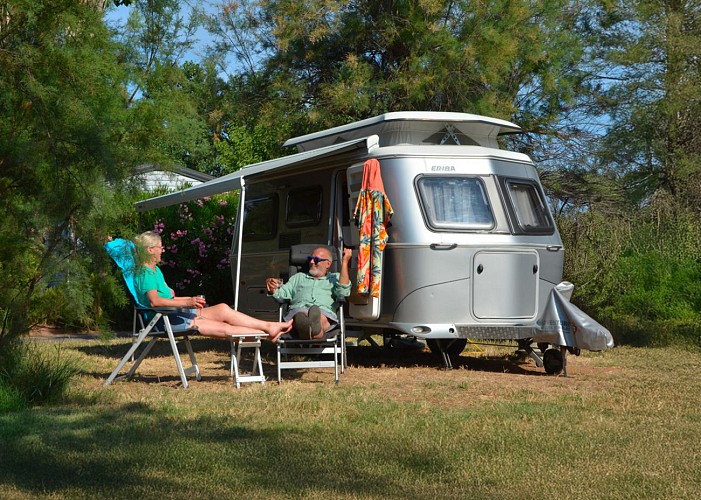 Camping Méditerranée Plage à Vias Plage - 4 étoiles - Caravane-Sjoerd