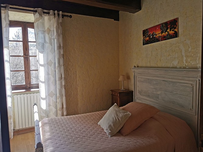 Chambre double gîte Le Barry