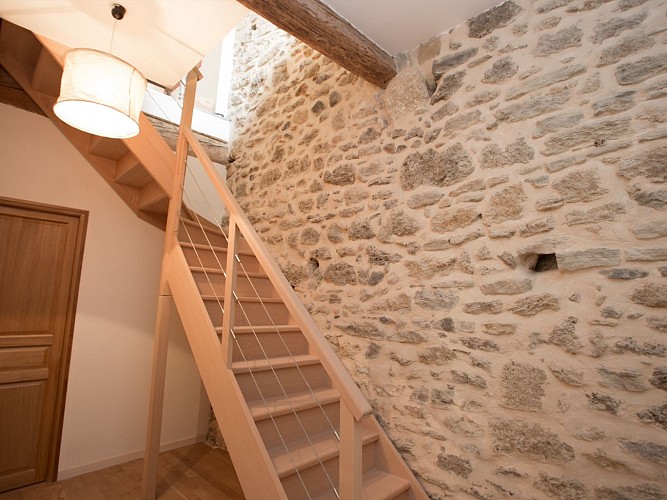 La comédie de Pézenas - Olivier Lebaron - escalier