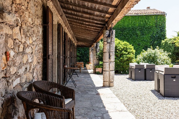 Terrasse - jardin commun