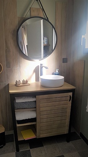vasque miroir