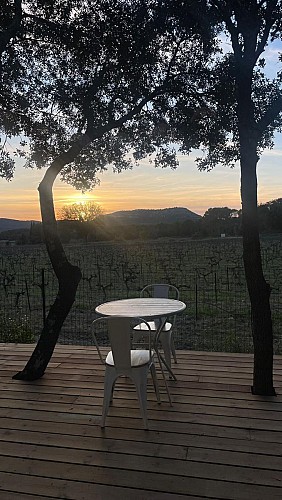 alombredelacheneraie_coucher_de_soleil_grand_pic_saint_loup_tourisme_gite_les_vignes