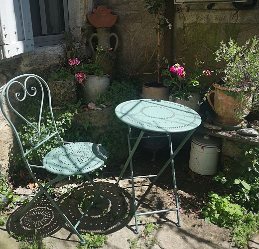 Terrasse à l'ombre