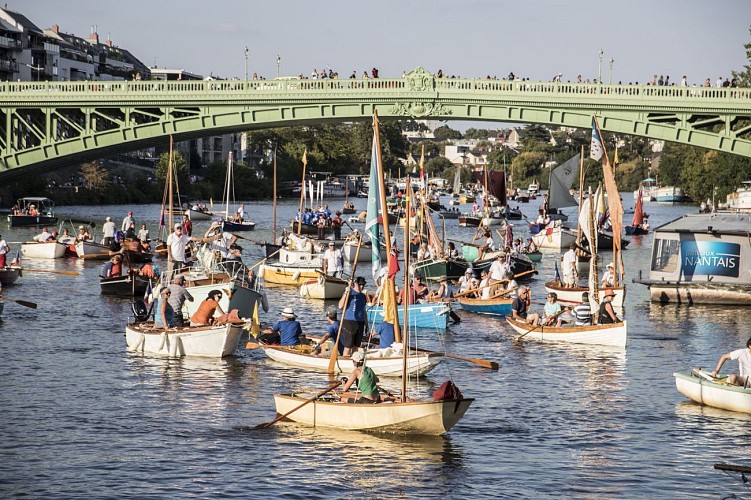 parade nautique à Nantes