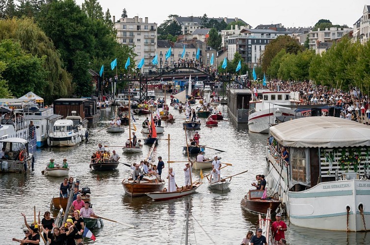parade nautique à Nantes