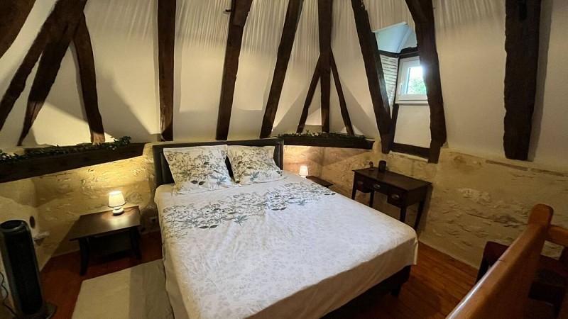 Le Pigeonnier de la Claire Fontaine (chambre d'hôtes Monflanquin) - chambre