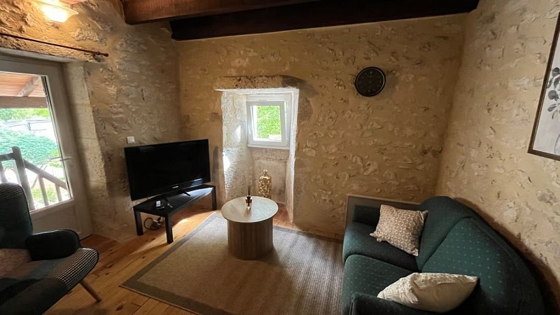 Le Pigeonnier de la Claire Fontaine (chambre d'hôtes Monflanquin) - salon