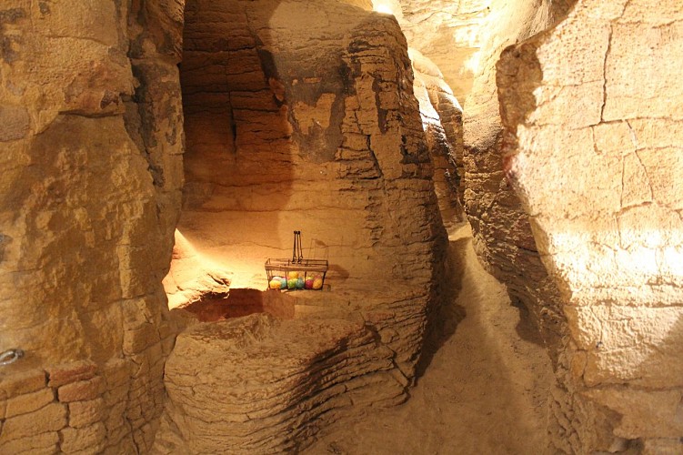 Easter egg hunt at Caves of la Balme