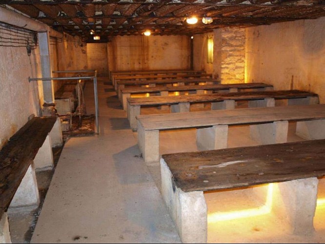 L'intérieur de l'abri