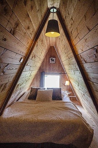 chalet tipi chambre