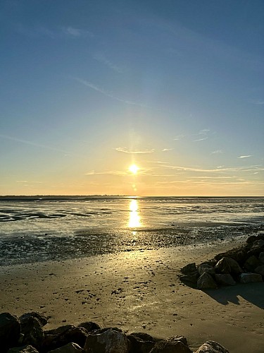 Coucher de Soleil en Baie de Somme