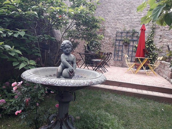 Dans le jardin