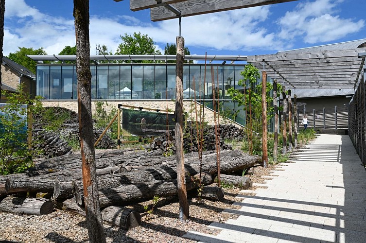 Jardin bas - vue pavillon