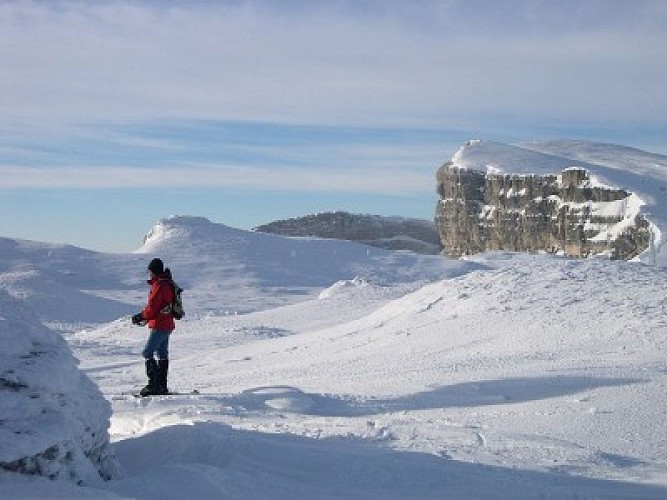 Traversée du Vercors en raquettes avec Vercors Escapade