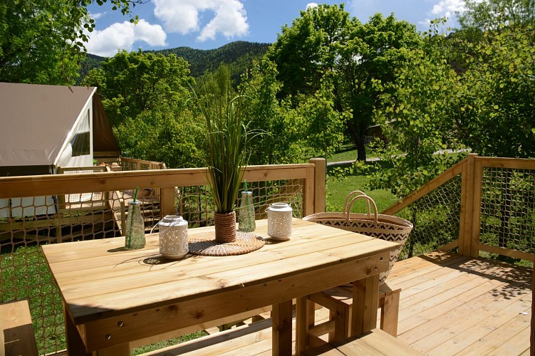 Coco Sweets and Safari Tents at Champ la Chèvre Campsite