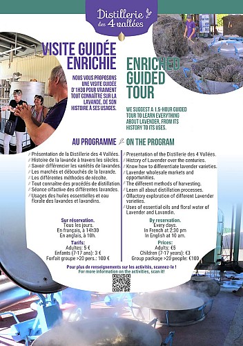 Visite Guidée enrichie - Distillerie des 4 Vallées