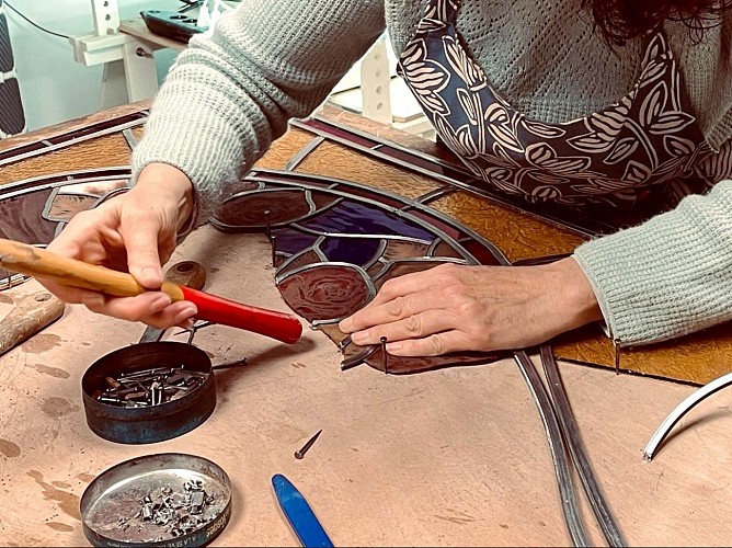 Terres en lumière - ceramics and stained glass