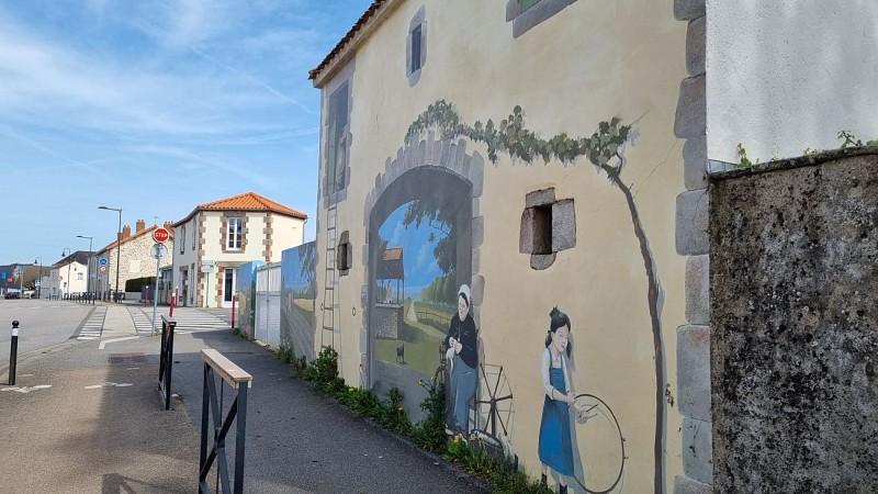 Fresque Les Métiers d'autrefois