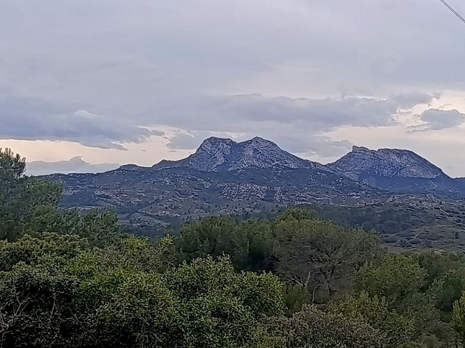 Vue Opies et Civadières depuis LAMANON