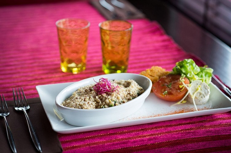 Plats maison, hôtel restaurant La Corne d'Abondance, Bourgtheroulde © JC Delisle