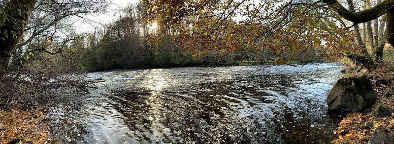 Vue panoramique du secteur aval de la filterie de Brignac©fédé