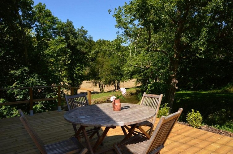 Terrasse du gîte