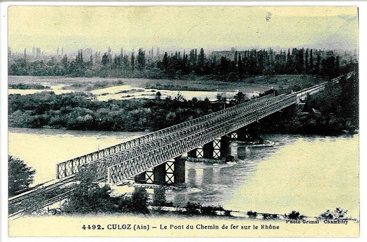 Le pont rail de Culoz