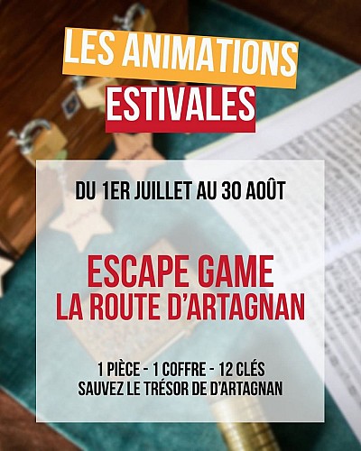 Escape game "d'Artagnan" à la Maison de la Vigne et des Saveurs