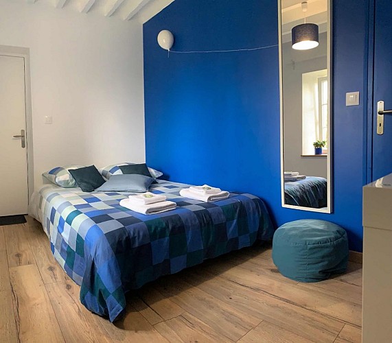 Lit secondaire (petit salon en mode chambre)