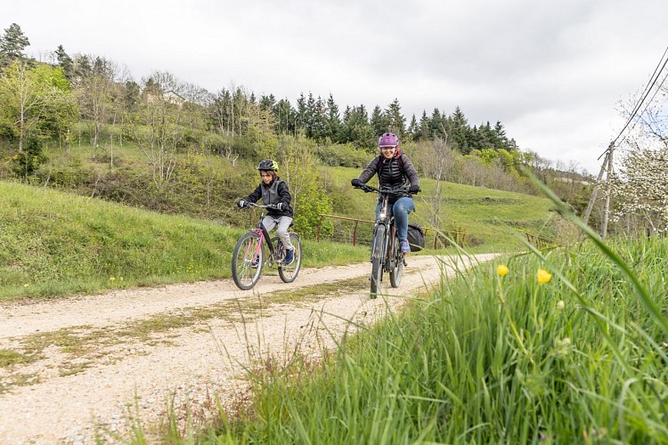 Mai à vélo en Terre d'Ardèche