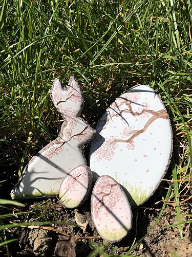 Workshop über glasierte Lava Ausgabe Osterwoche