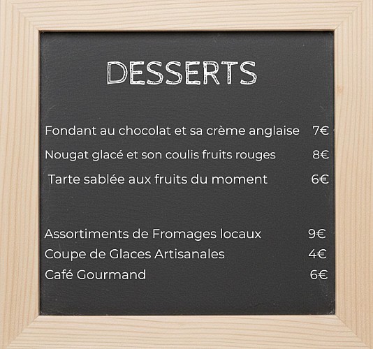 desserts