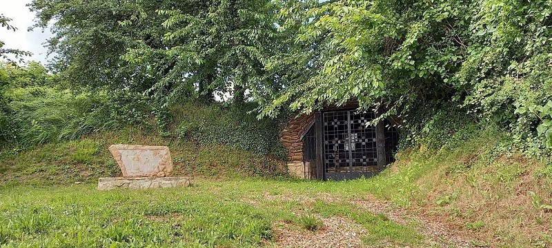 Entrée de la carrière de Froidmont