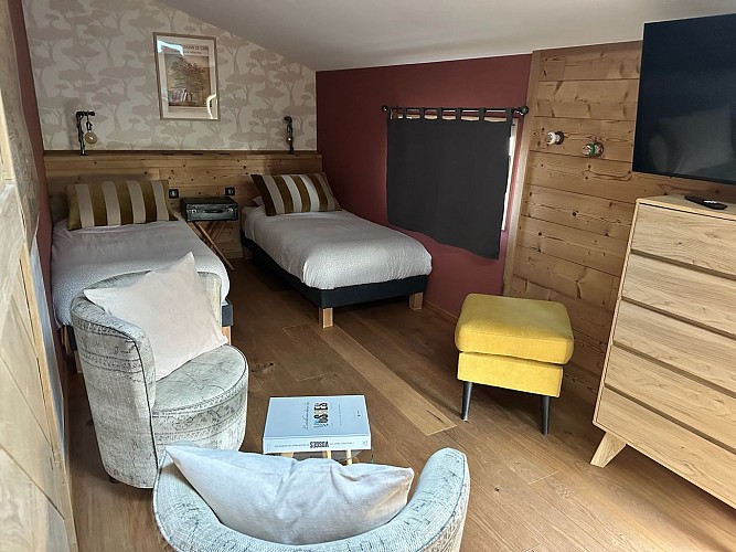 Chambre au RDC avec télévision et Netflix pour une soirée détente