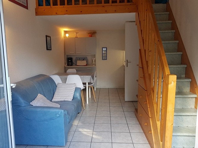 Maisonnette pour 4 couchages, à 450m de la Plage !