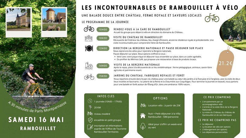 Les incontournables de Rambouillet à vélo