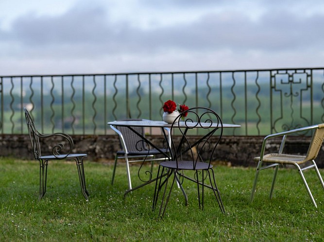 Terrasse avec vue