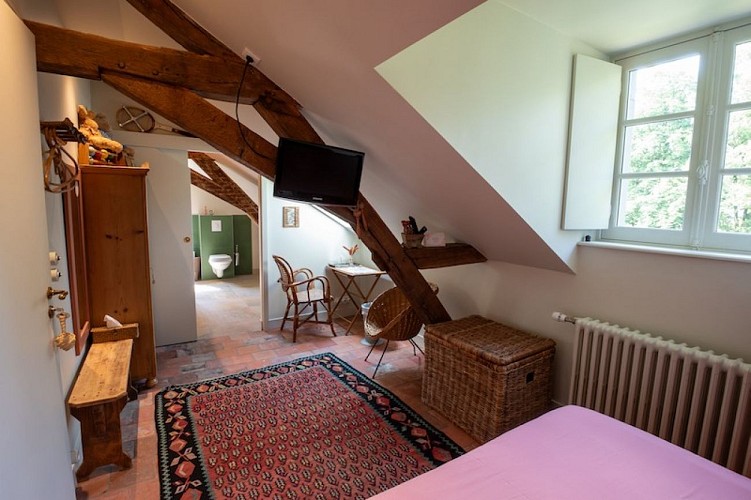 La Gironnerie_Chambre_Rose_Loché-sur-Indrois_Loche_Valdeloire