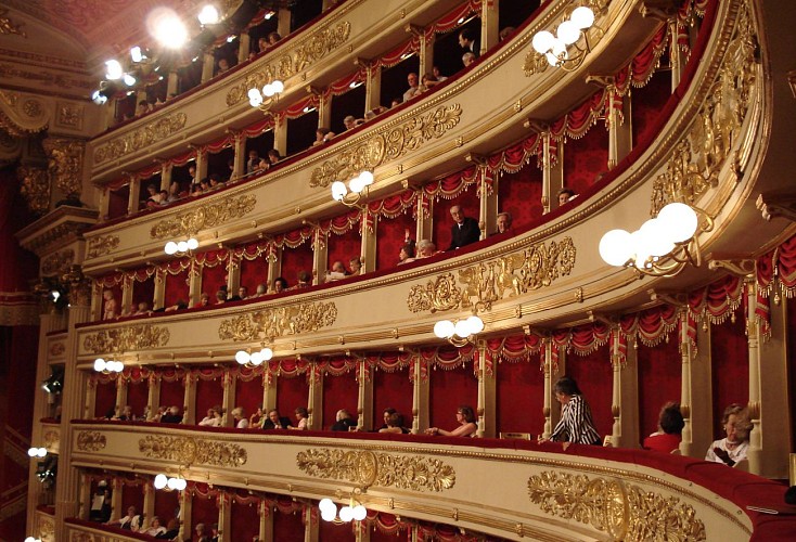 Visita del teatro y del museo de la Scala