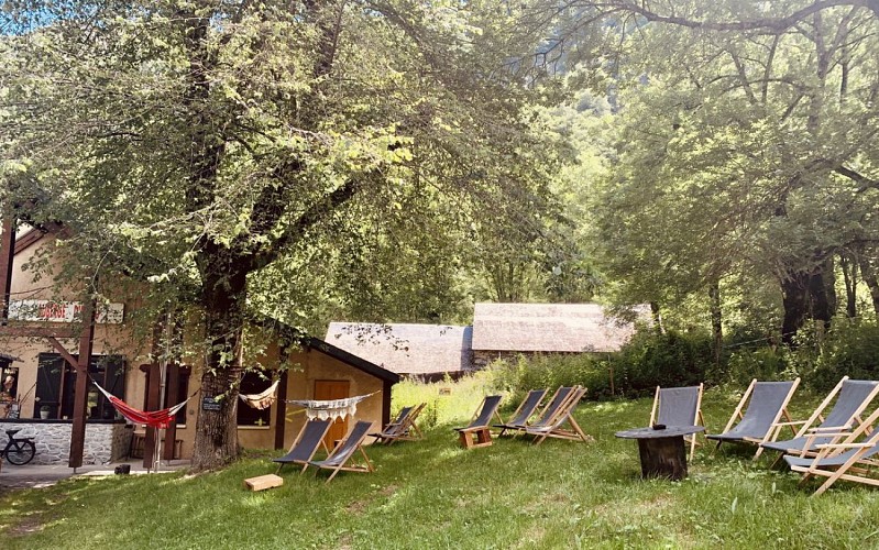 auberge d'astau coin détente