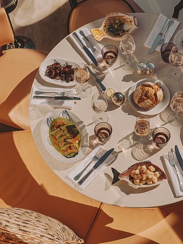Villa_Colette_Cap_Ferret_Starck_Julius_Hirtzberger_restaurant - lunch_B0075695