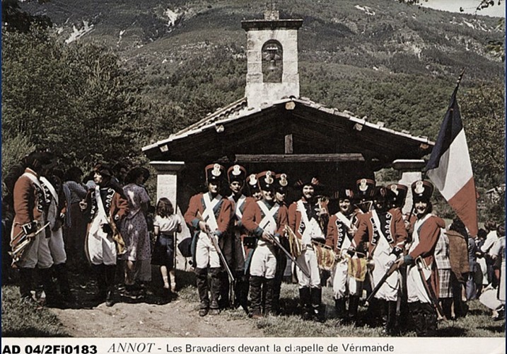 Carte postale1985 chapelle Vérimande