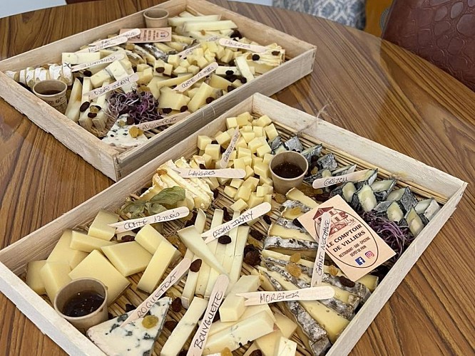 planche fromage comptoir de Villiers