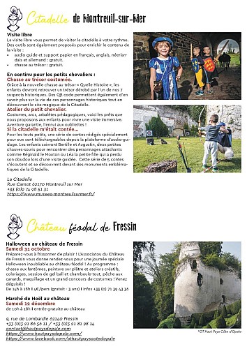 Escapades Médiévales Automne Hiver en Hauts de France