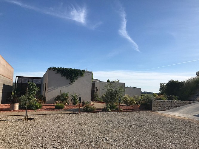 Vue depuis le parking des gites