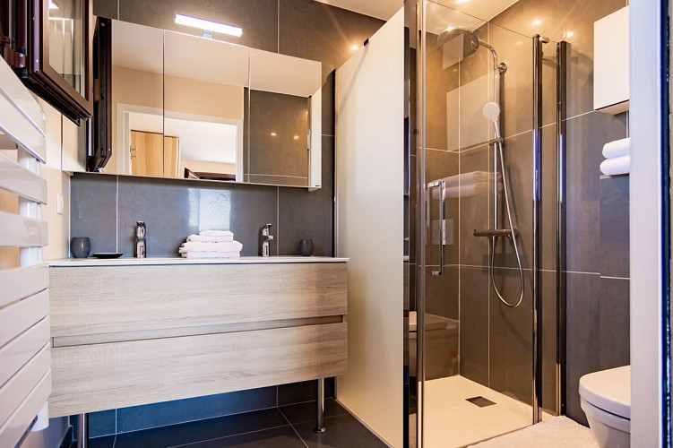 Salle d'eau suite gite picholine