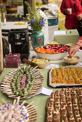 Buffet apéritif déjeunatoire - repas à la ferme